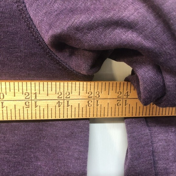 Women’s Cuddl Duds Zip Up Sweater Jacket Size XL Purple - Picture 5 of 11